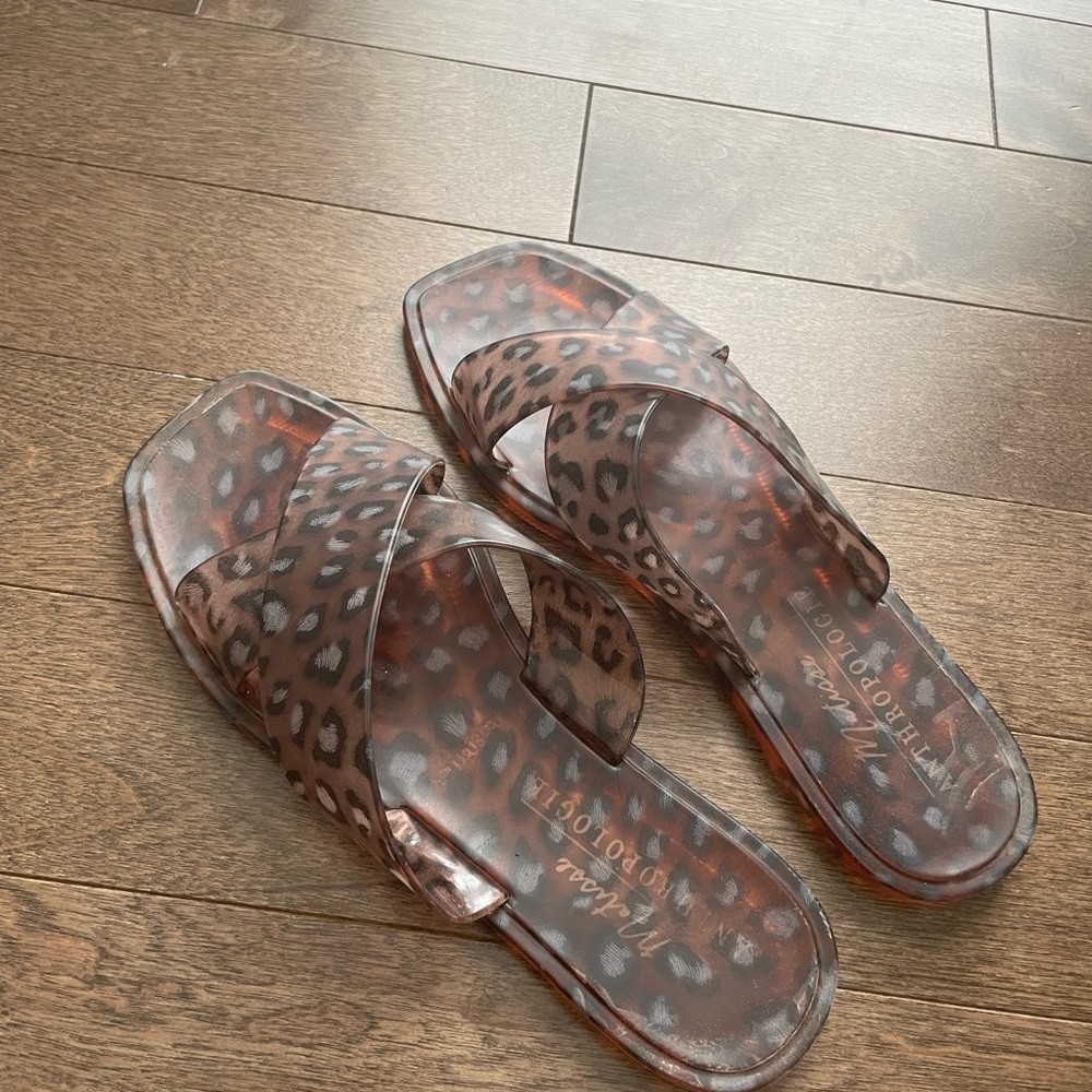 Matisse Brown Leopard Sandals